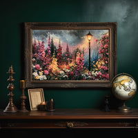 Lamplight in the Cottage Garden