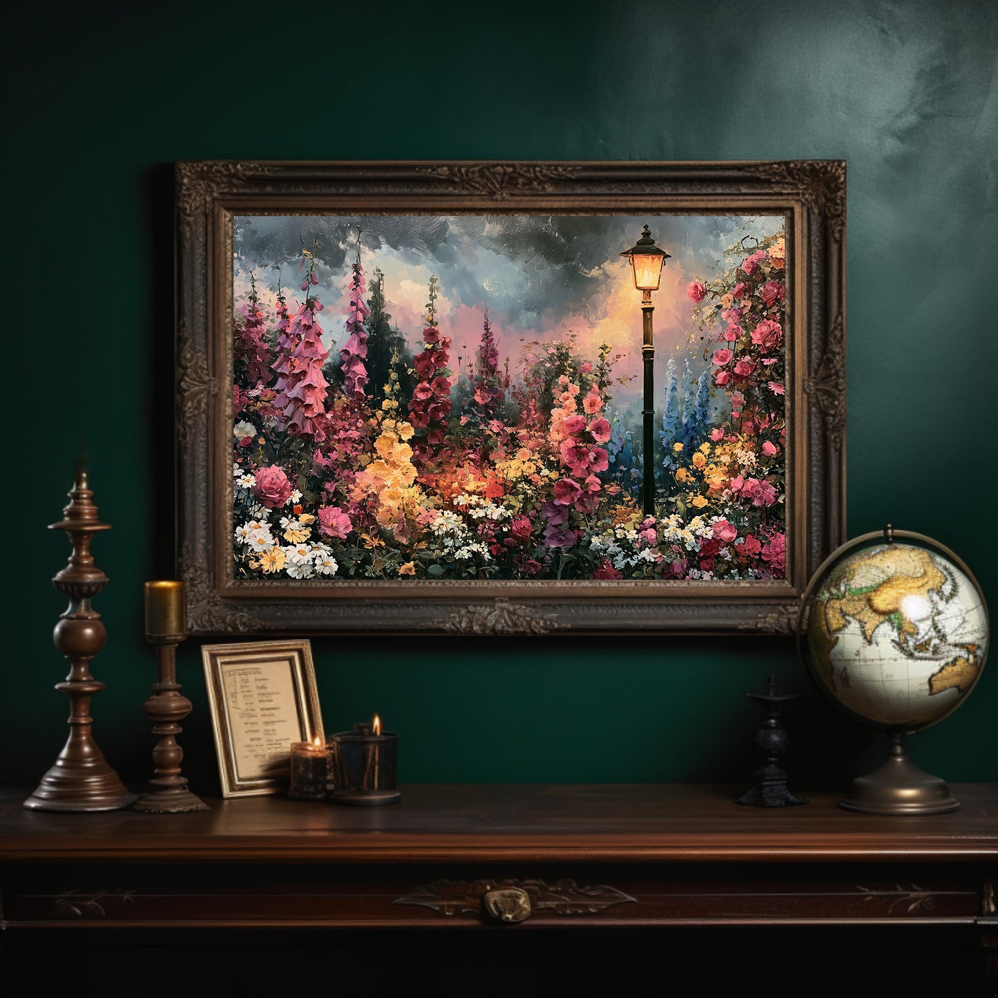 Lamplight in the Cottage Garden