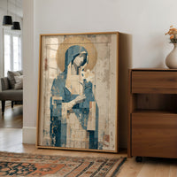 Seated Icon with Lily
