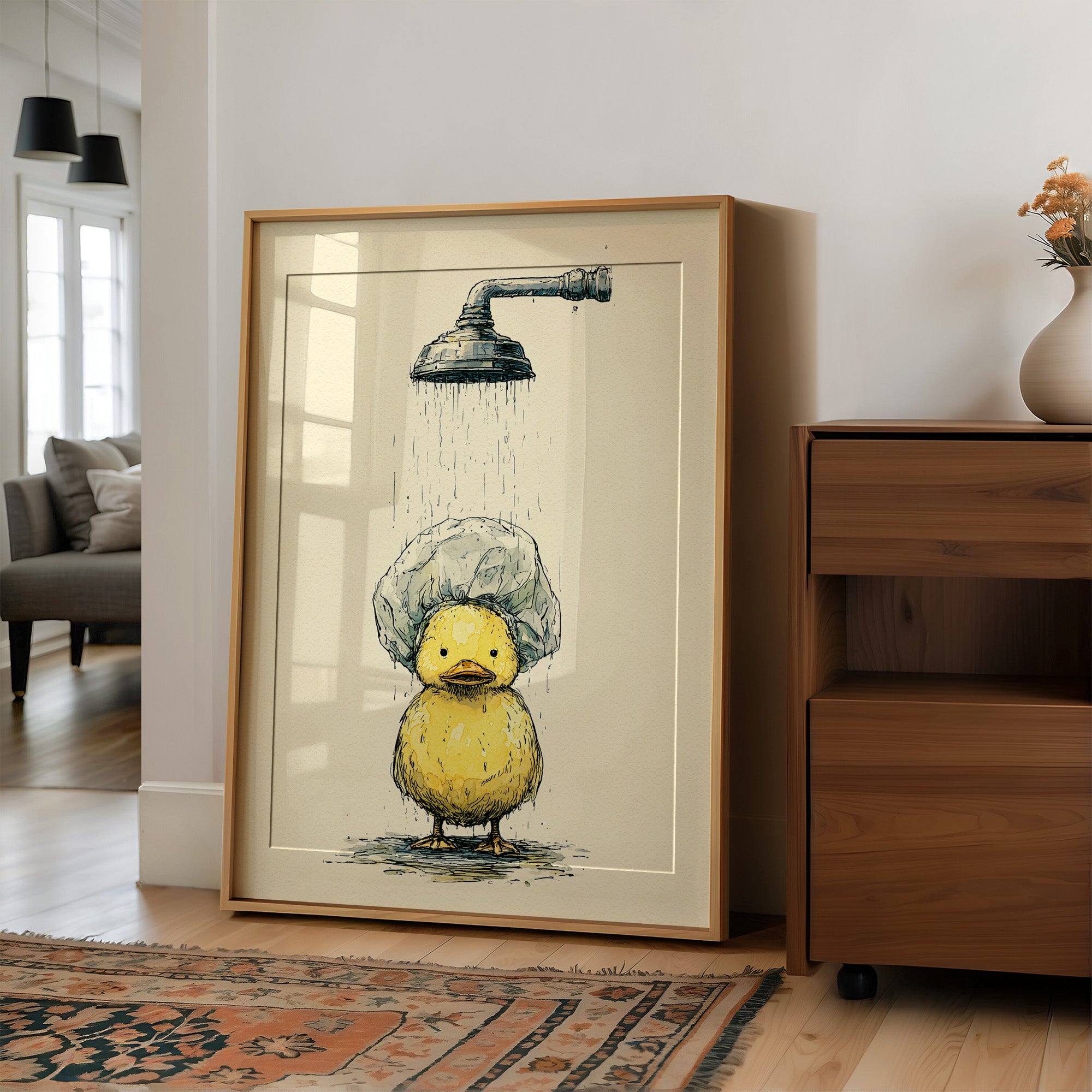 Duckling's Shower Cap Situation