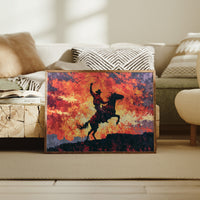 Lasso Under a Burning Sky