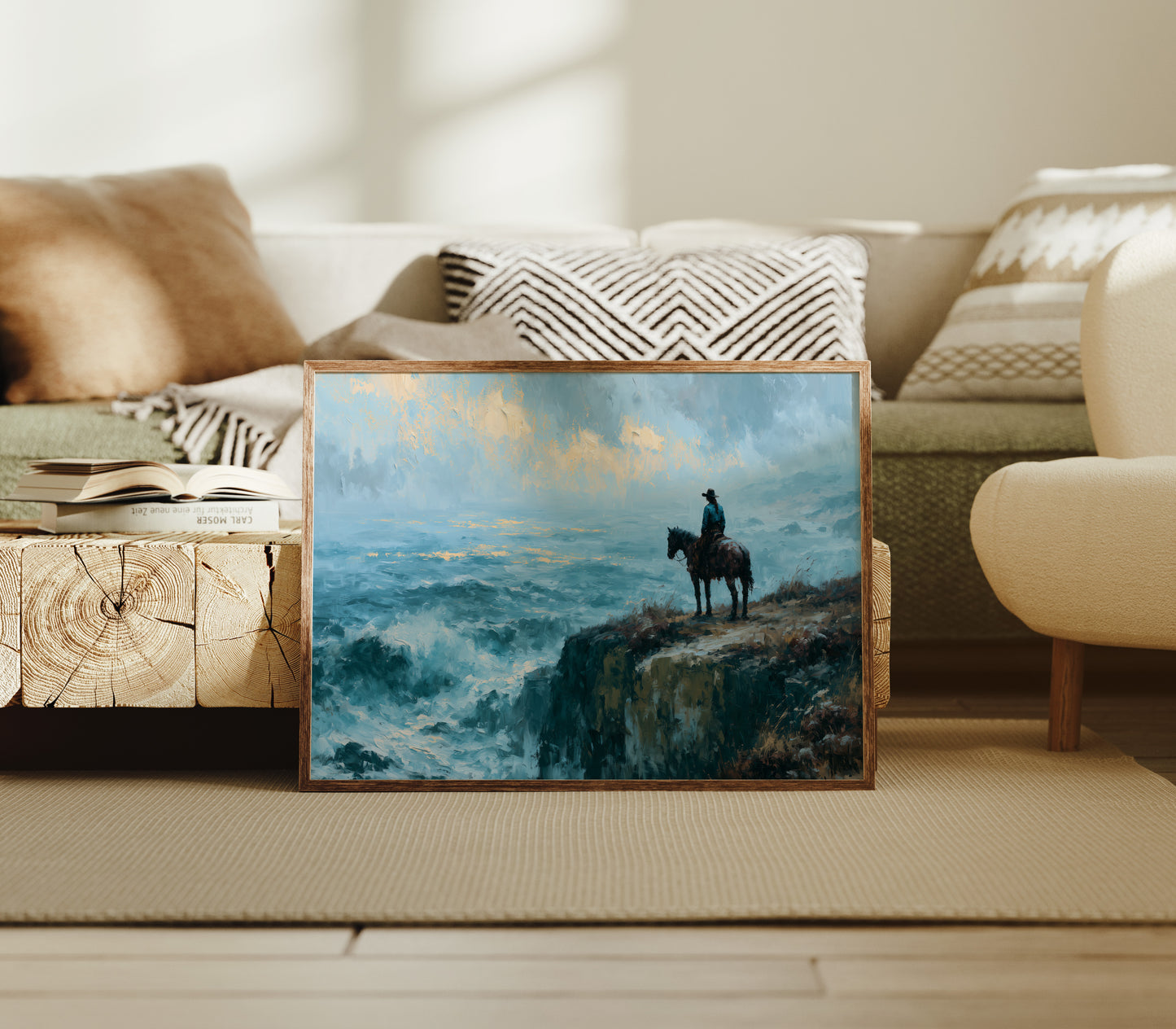 Cliffside Cowgirl at Sea's Edge