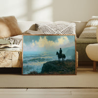 Cowboy's Watch Over the Waves