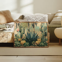 Rustic Cactus Garden Panels