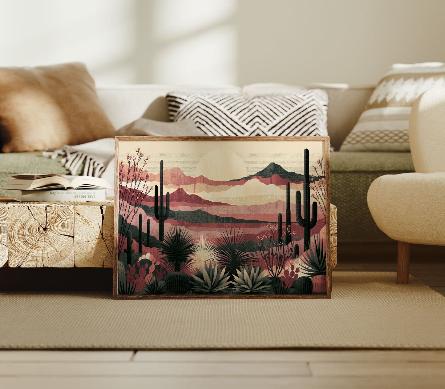Rose Dusk Desert Bloom