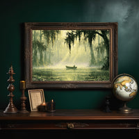 Rowing Through the Green Bayou