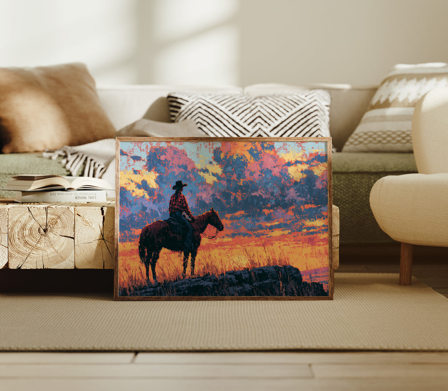 Rider on the Rimrock, Sundown