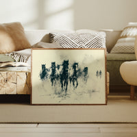 Herd Emerging From the Dust