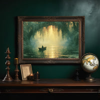 Angler in the Amber Light