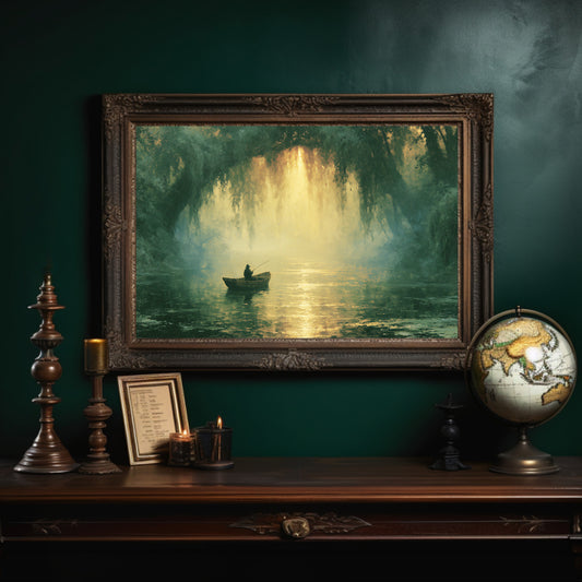 Angler in the Amber Light