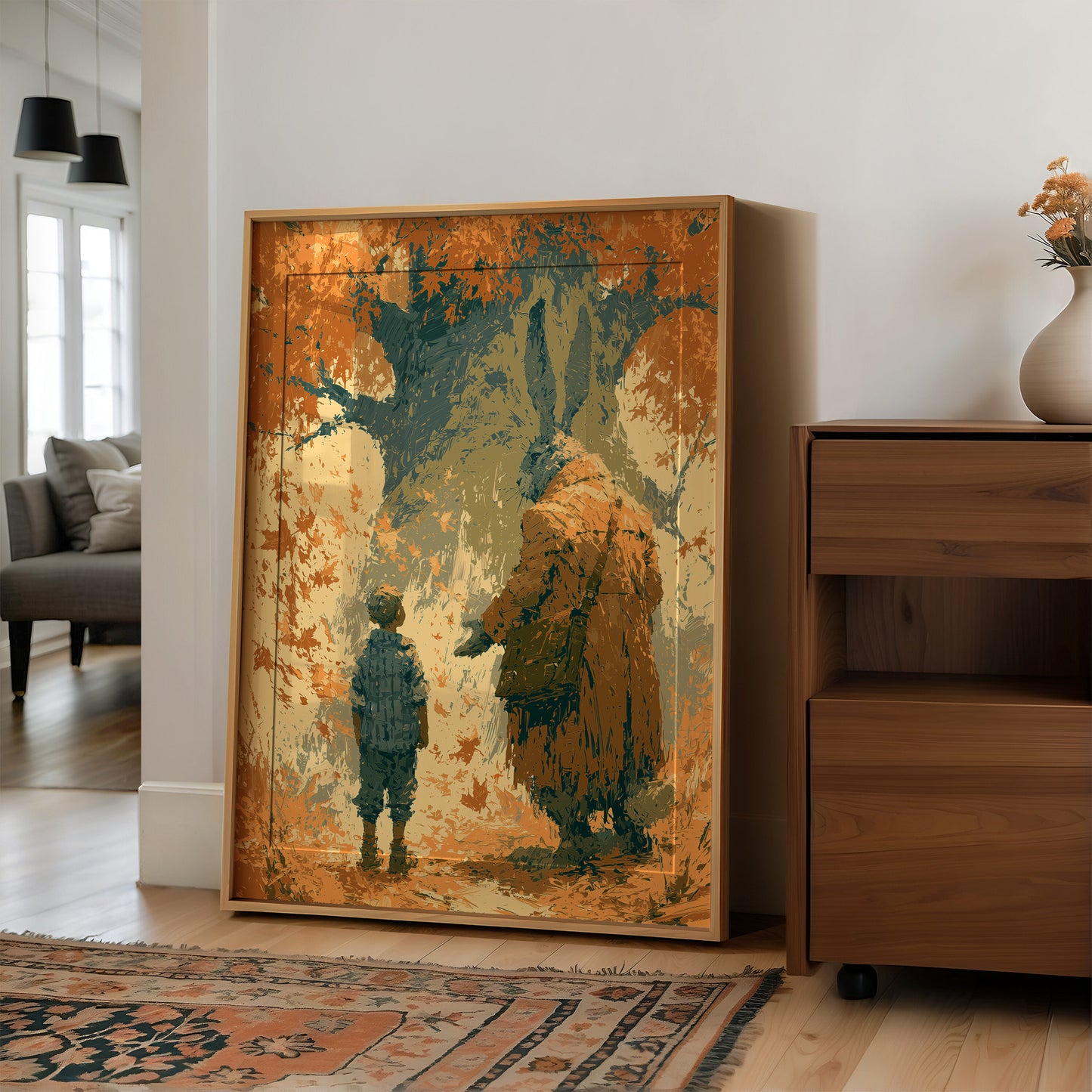 An Offered Hand, An Amber Wood