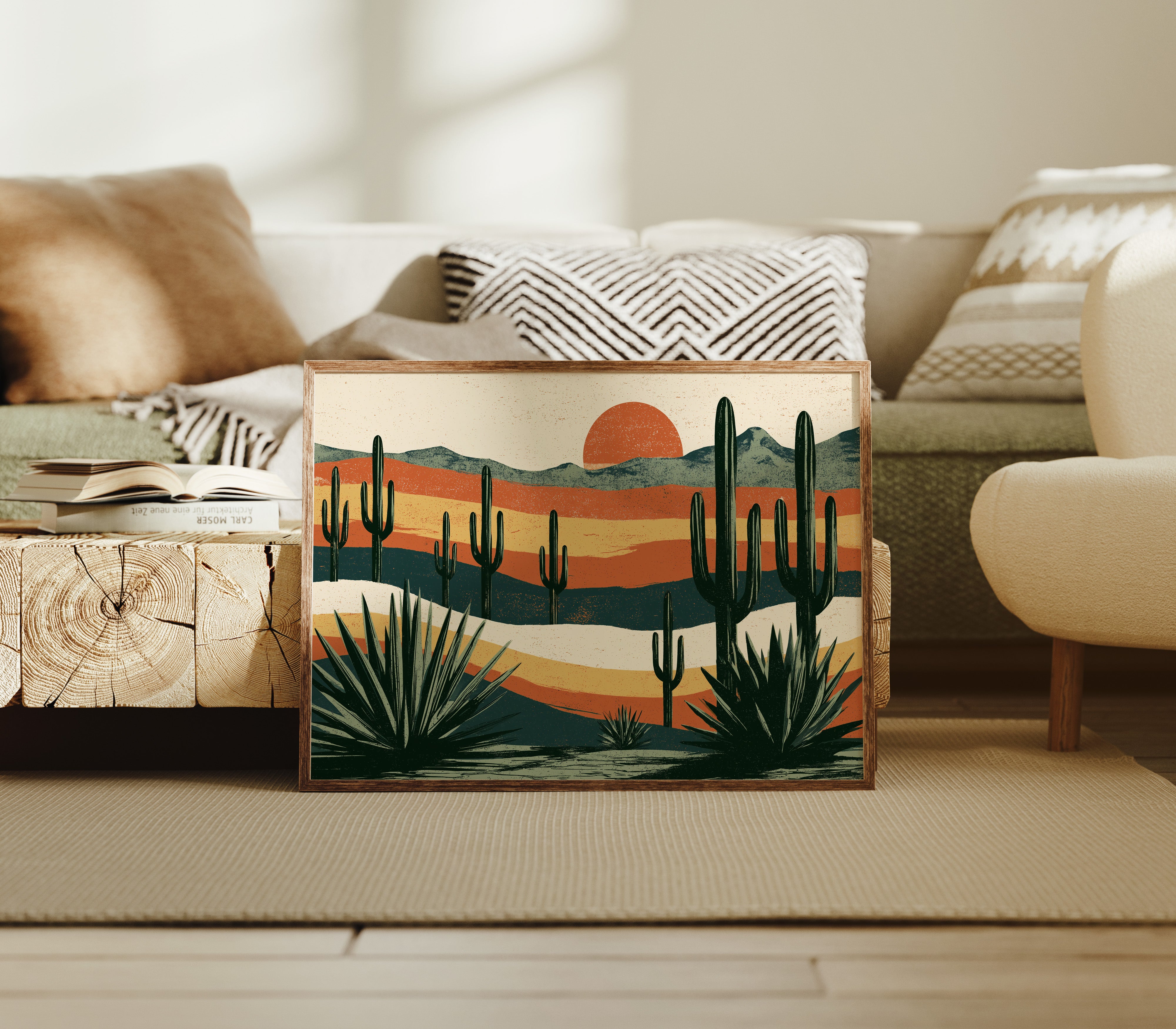 Striped Sunset Cactus Grove