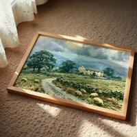Stone Wall Farmhouse, Grazing Flock