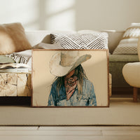 Bandana and Denim Portrait