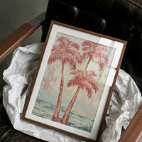 Coral Palms, Waves of Sage