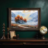 Cabin Where Autumn Settles