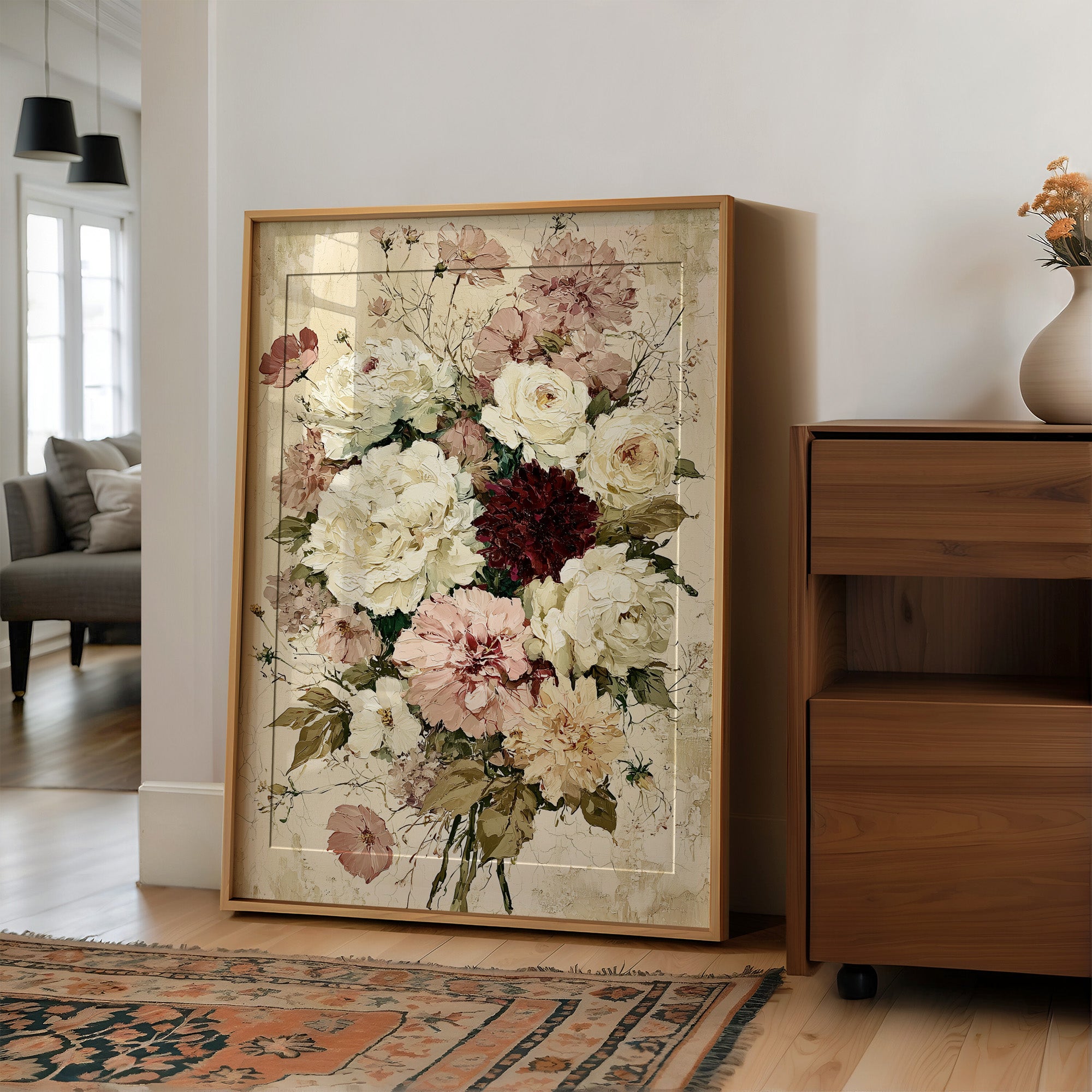 Bouquet in Antique Cream