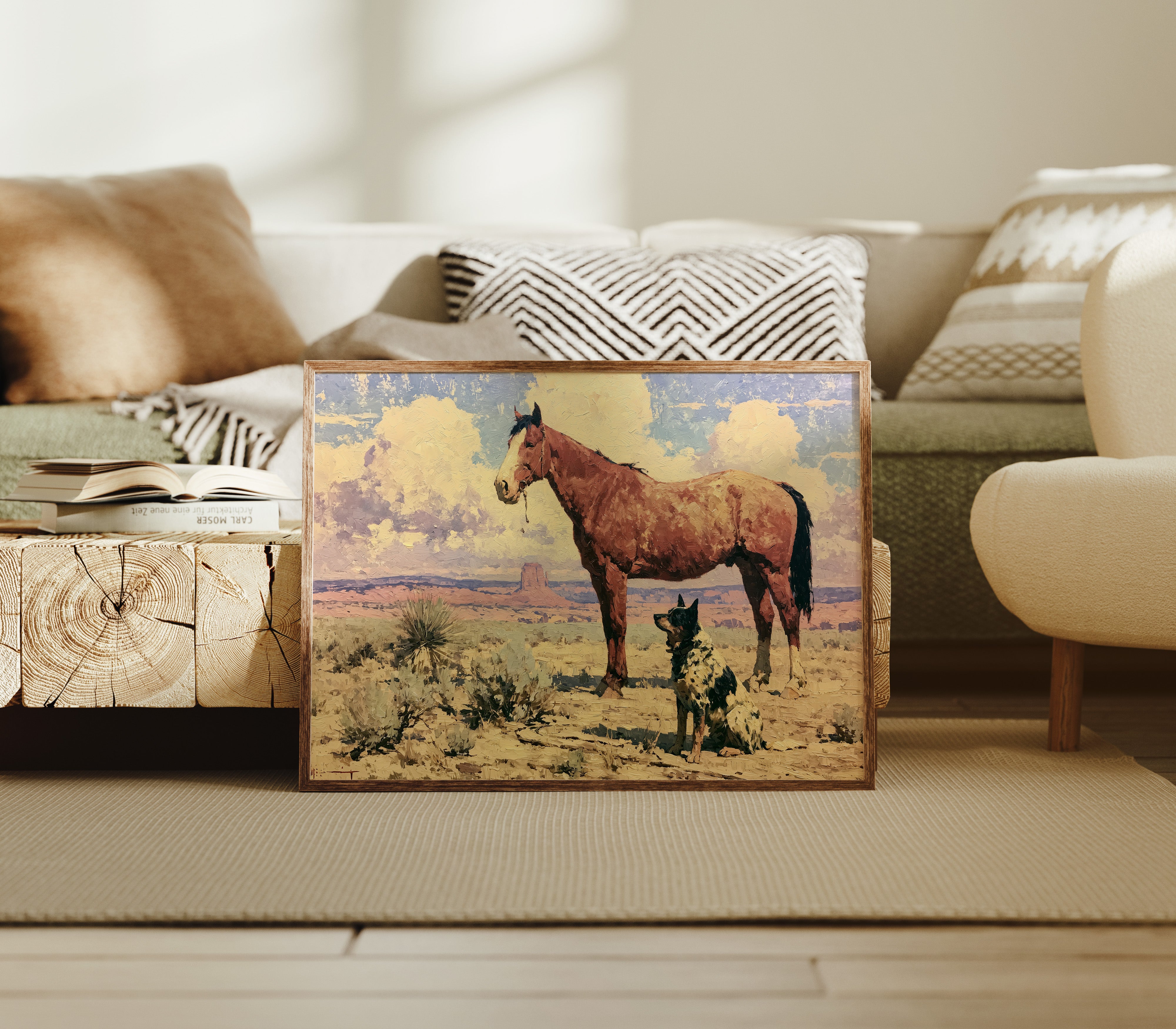 Desert Companions, Horse and Cattle Dog