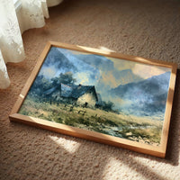 Cottage Beneath the Blue Peaks