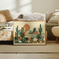 Desert Bloom at High Noon