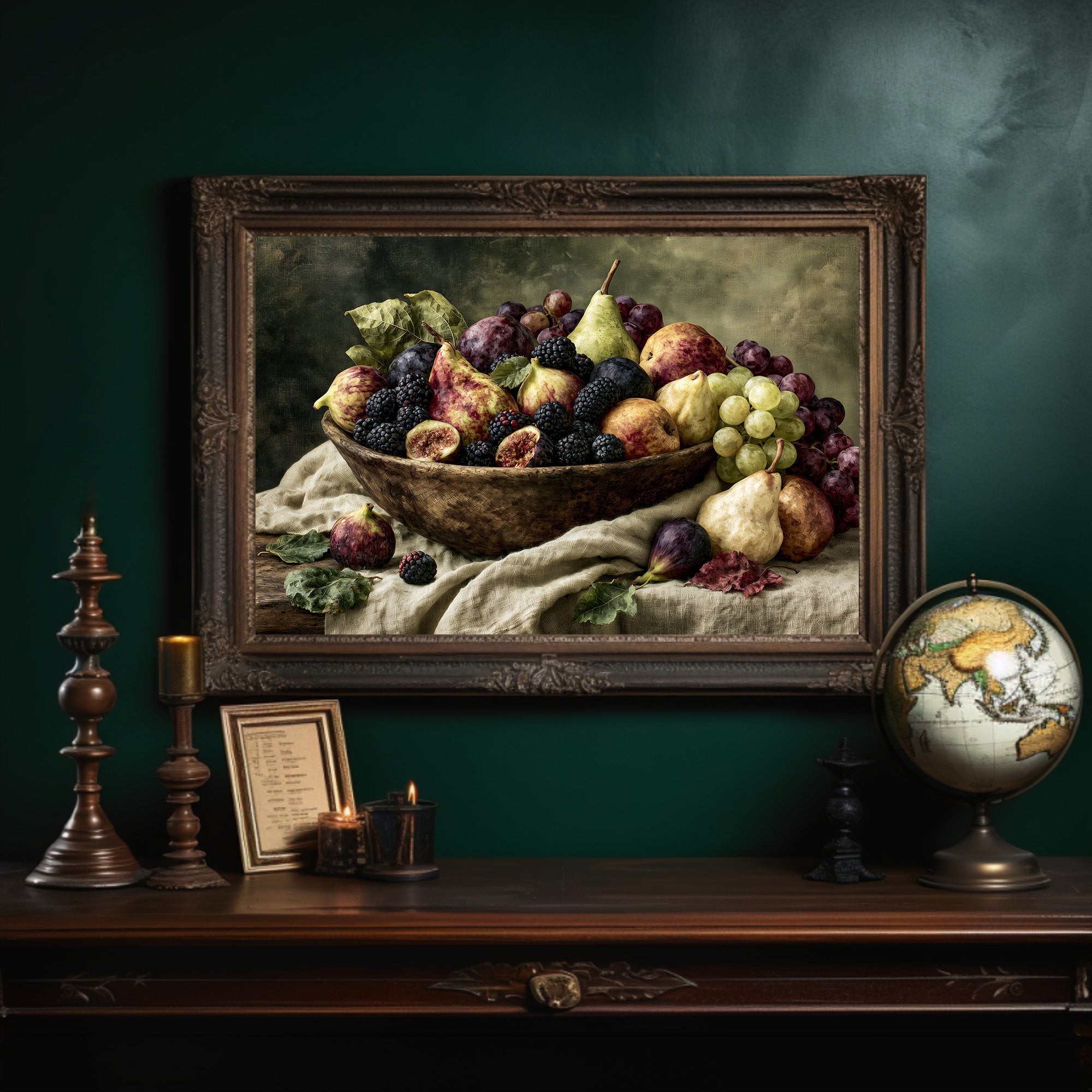 Rustic Bowl of Autumn Bounty