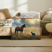Bay Horse Meets the Shepherd