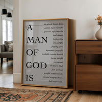 A Man of God Is (Classic Serif)