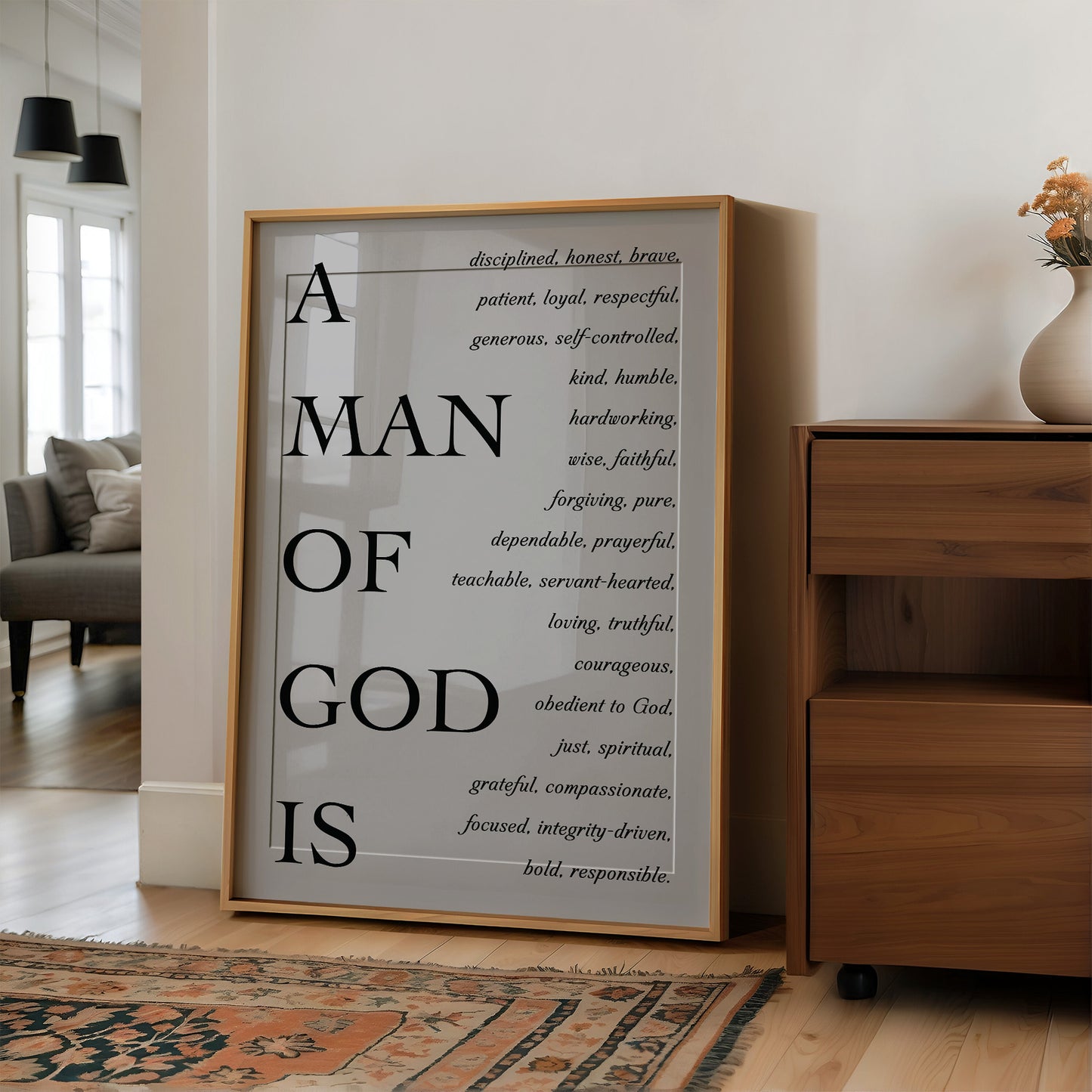 A Man of God Is (Classic Serif)