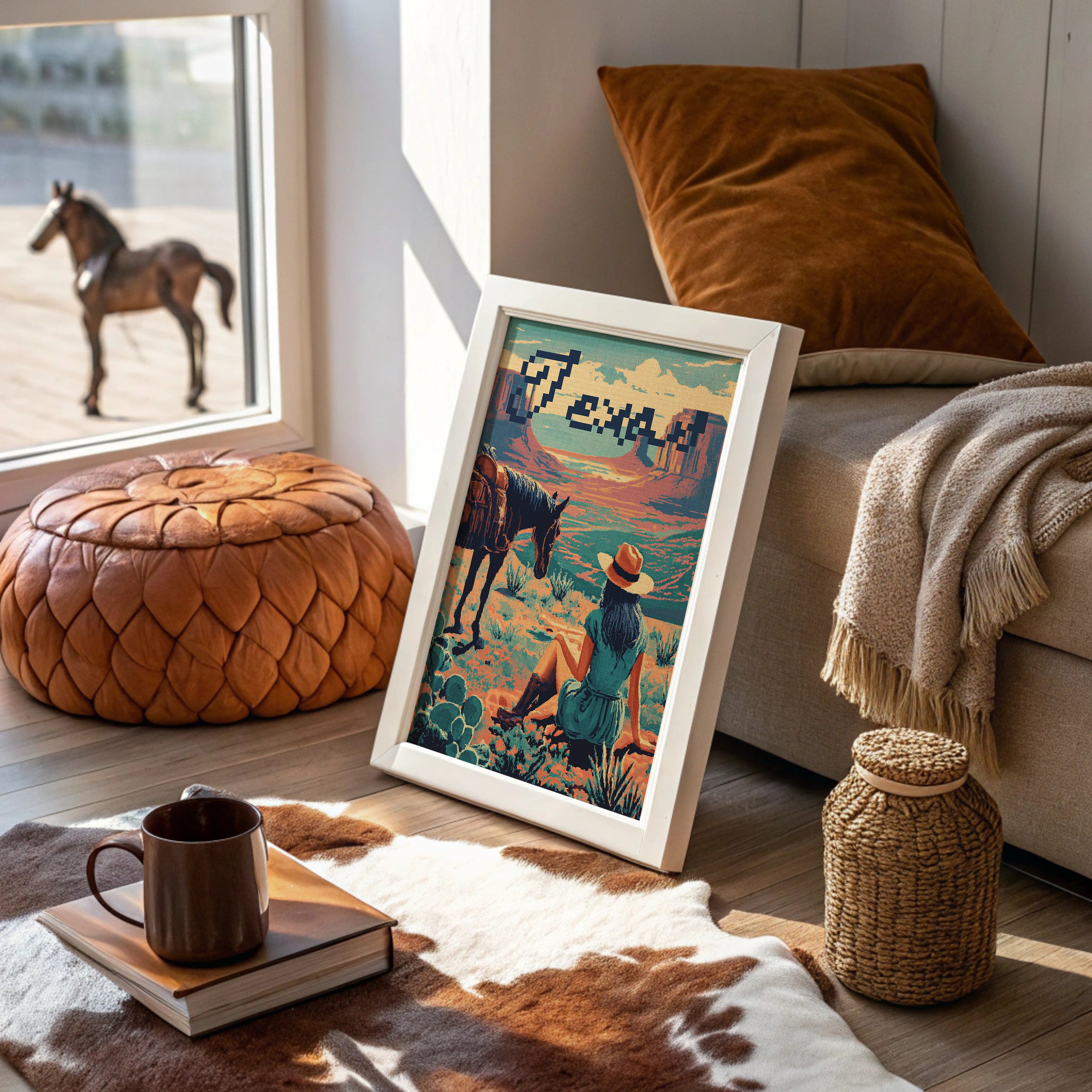 Texas Cross-Stitch Sunset