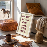 Cowboys Please Stand Close