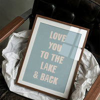 To the Lake and Back