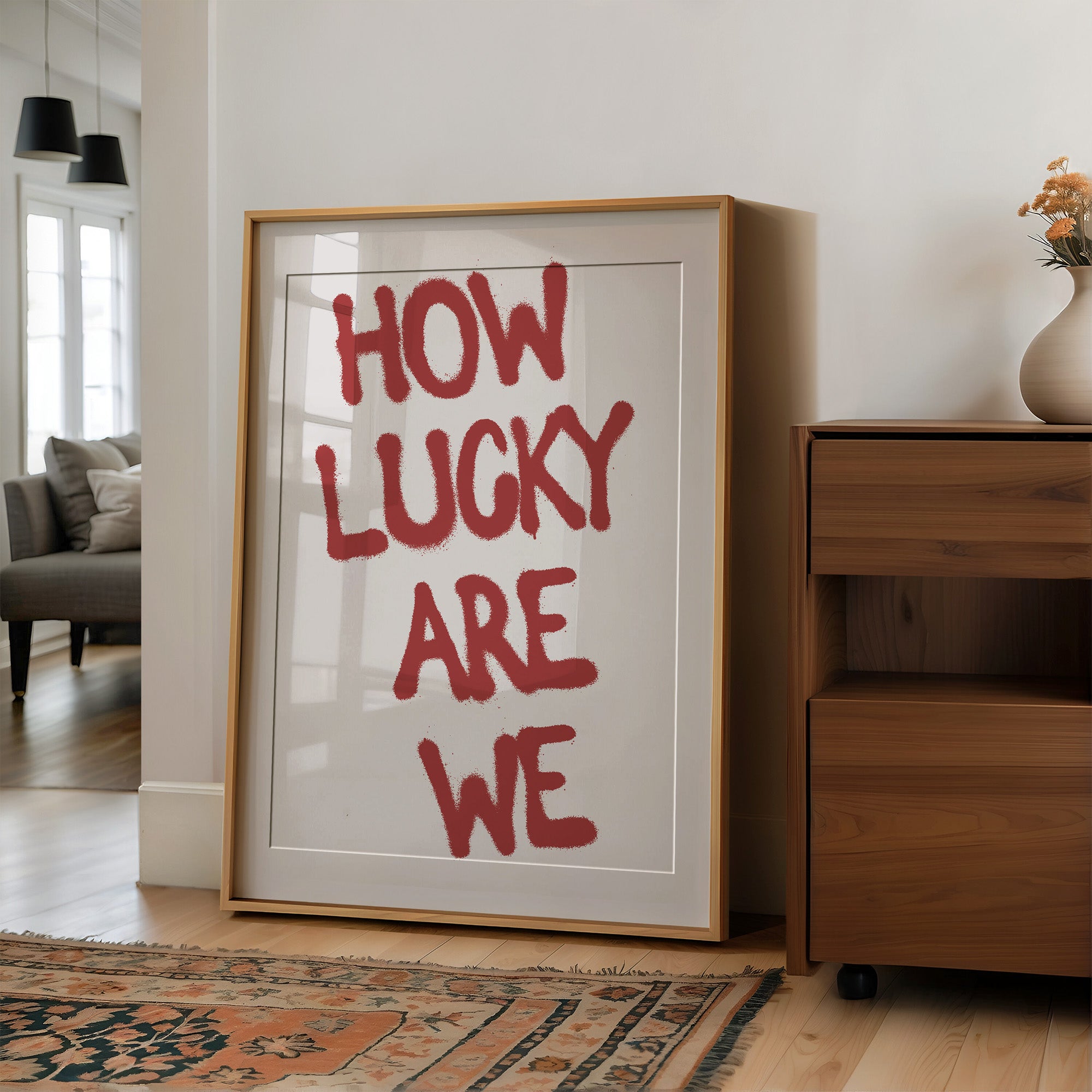 Lucky, Spray-Painted