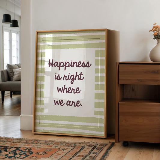 Happiness in the Stripes