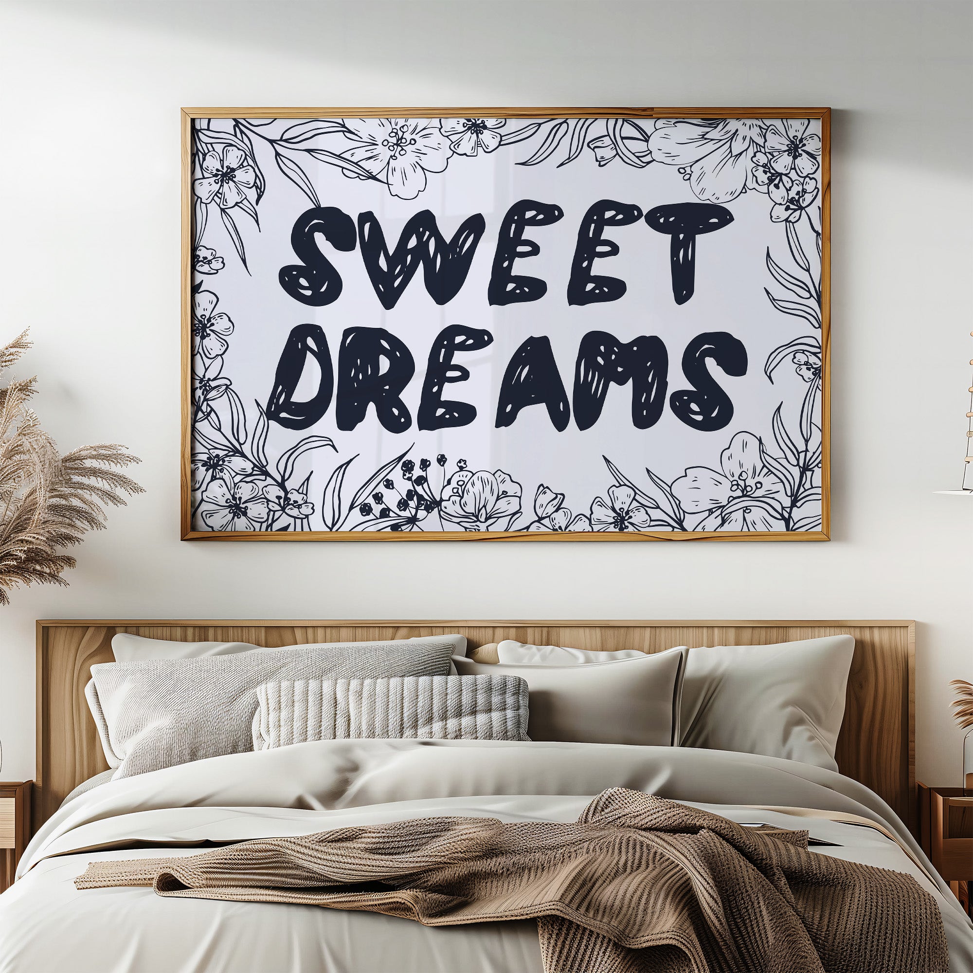 Sweet Dreams Groovy Line Art
