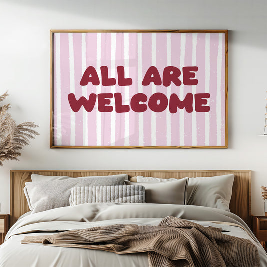 All Are Welcome, Pink Stripe