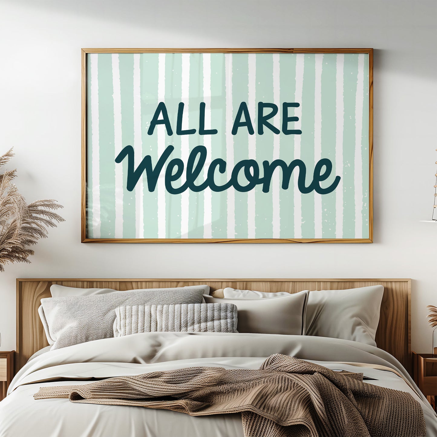 All Are Welcome, Mint Stripe