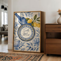 Sole Mio Tablescape (Blue & White)