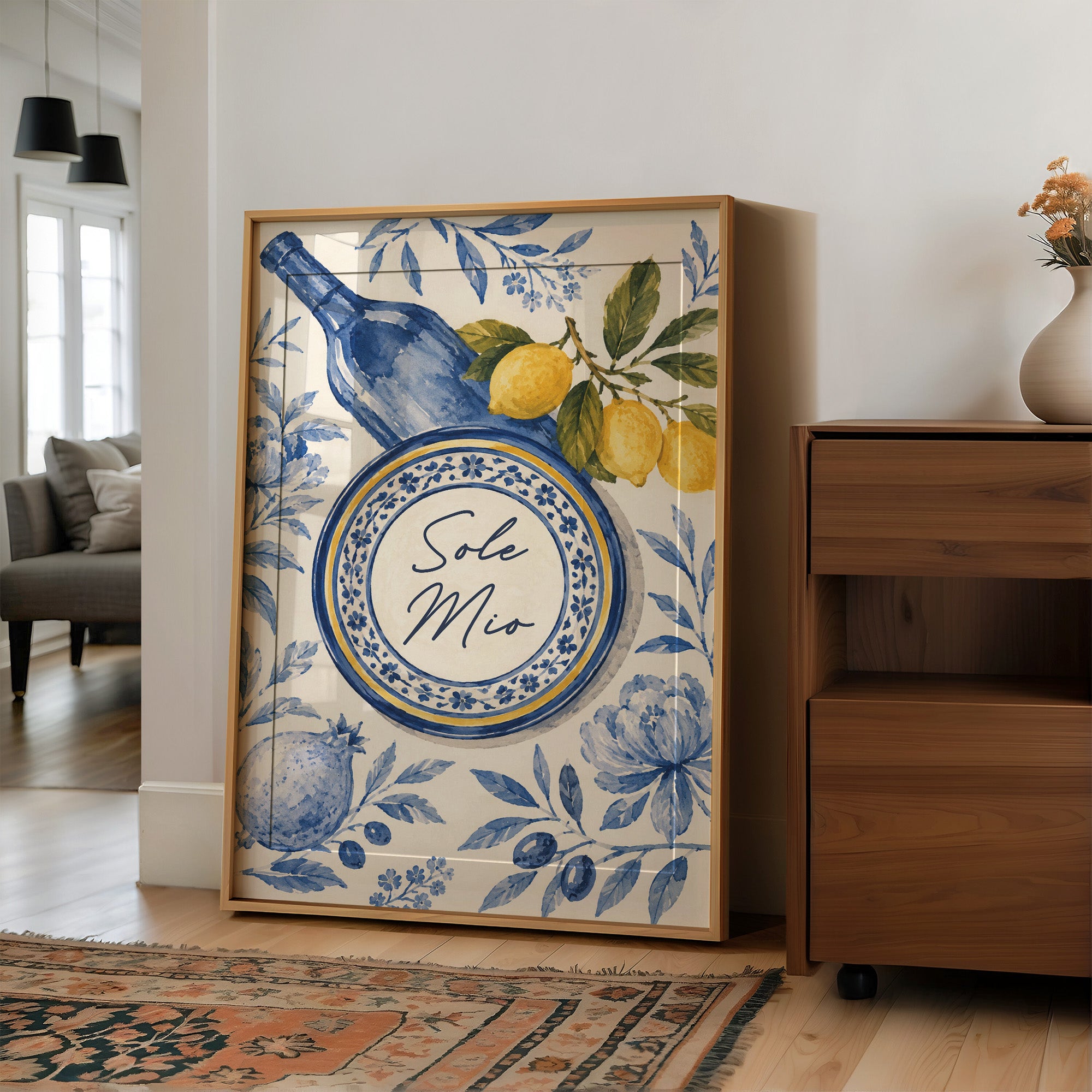Sole Mio Tablescape (Blue & White)