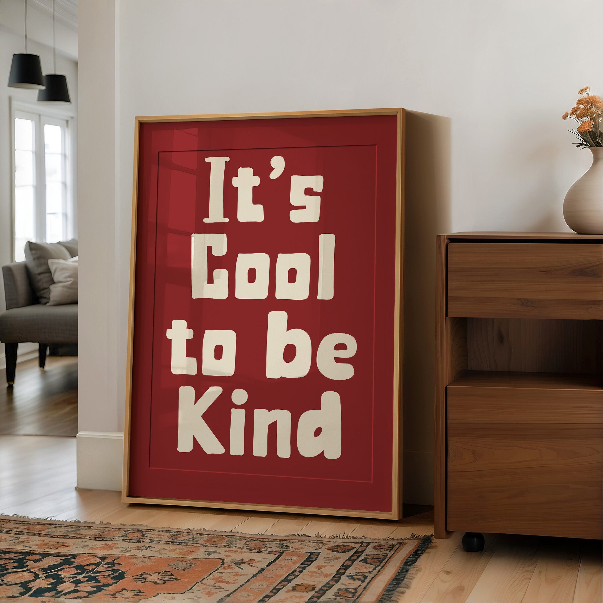 Cool to Be Kind (Brick Red)