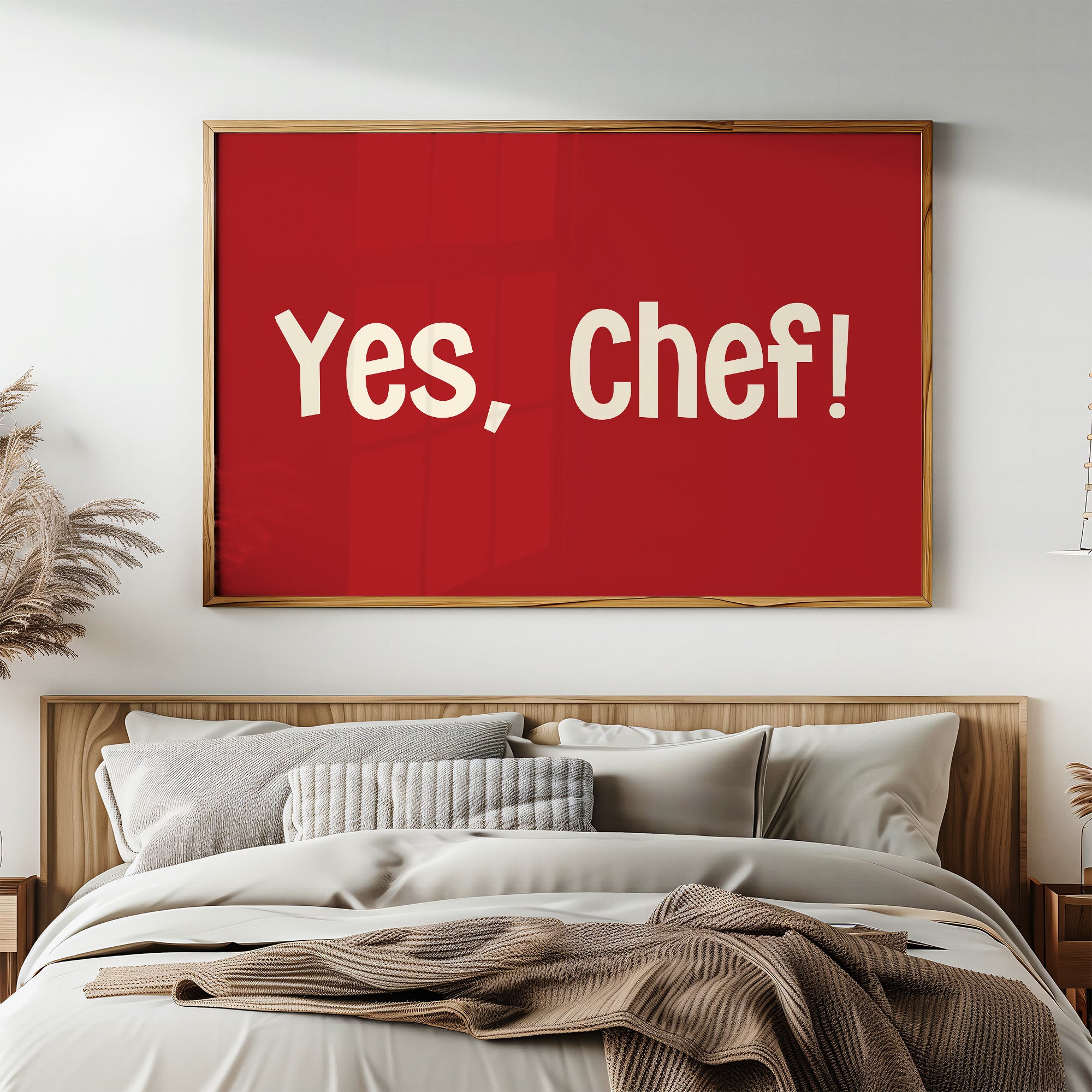 Yes, Chef Kitchen Print