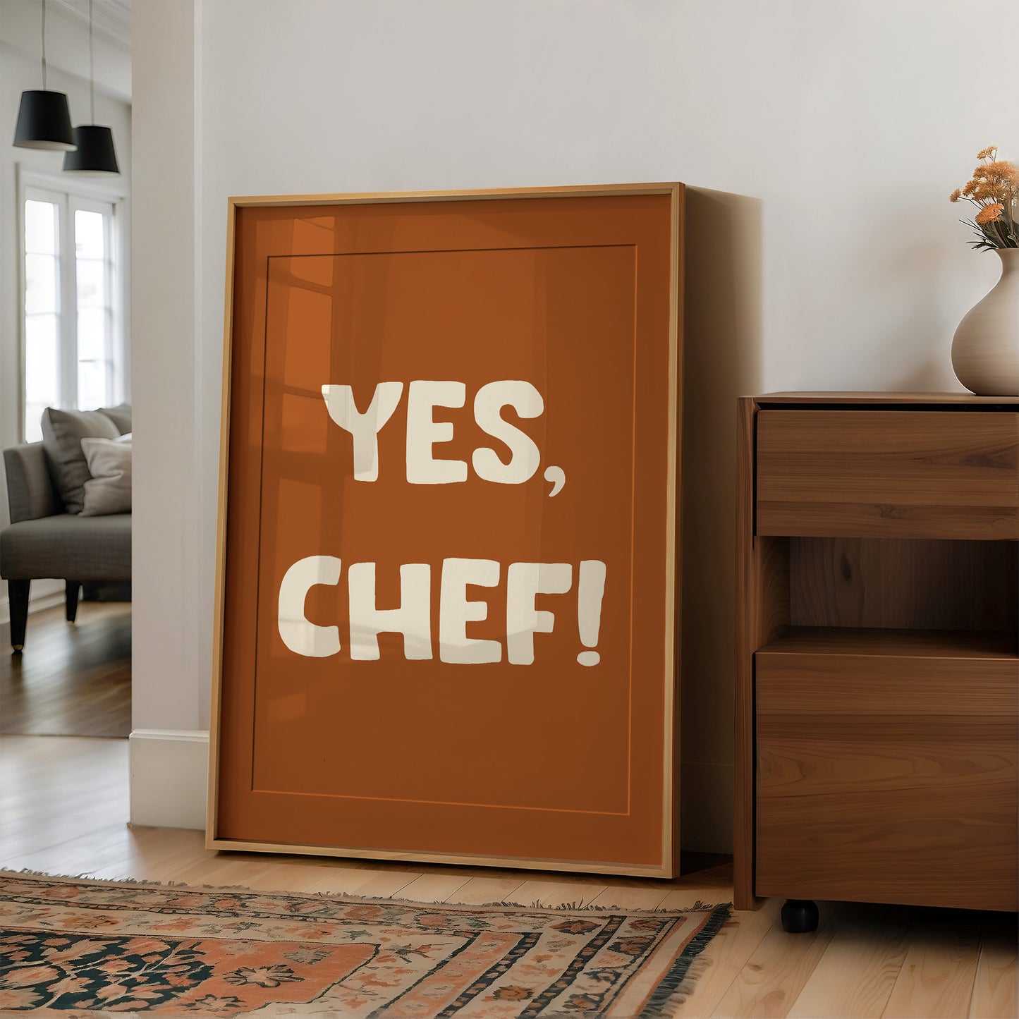 Yes, Chef! (Rust Orange)