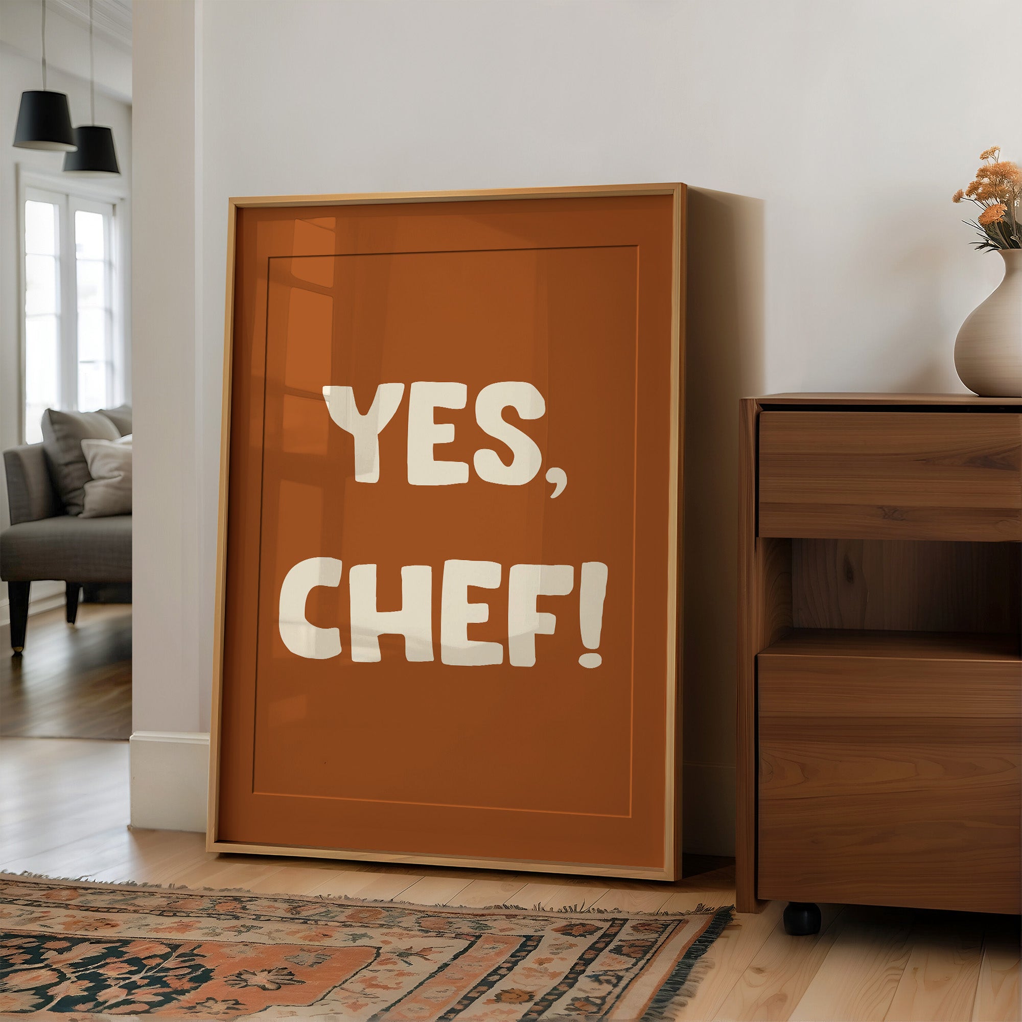 Yes, Chef! (Rust Orange)