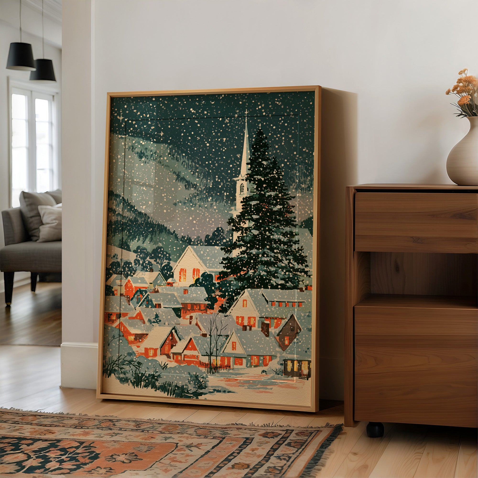 Silent Night Over the Steeple