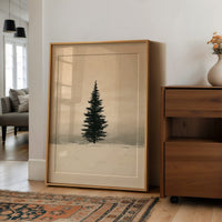 Solitary Pine, Golden Haze