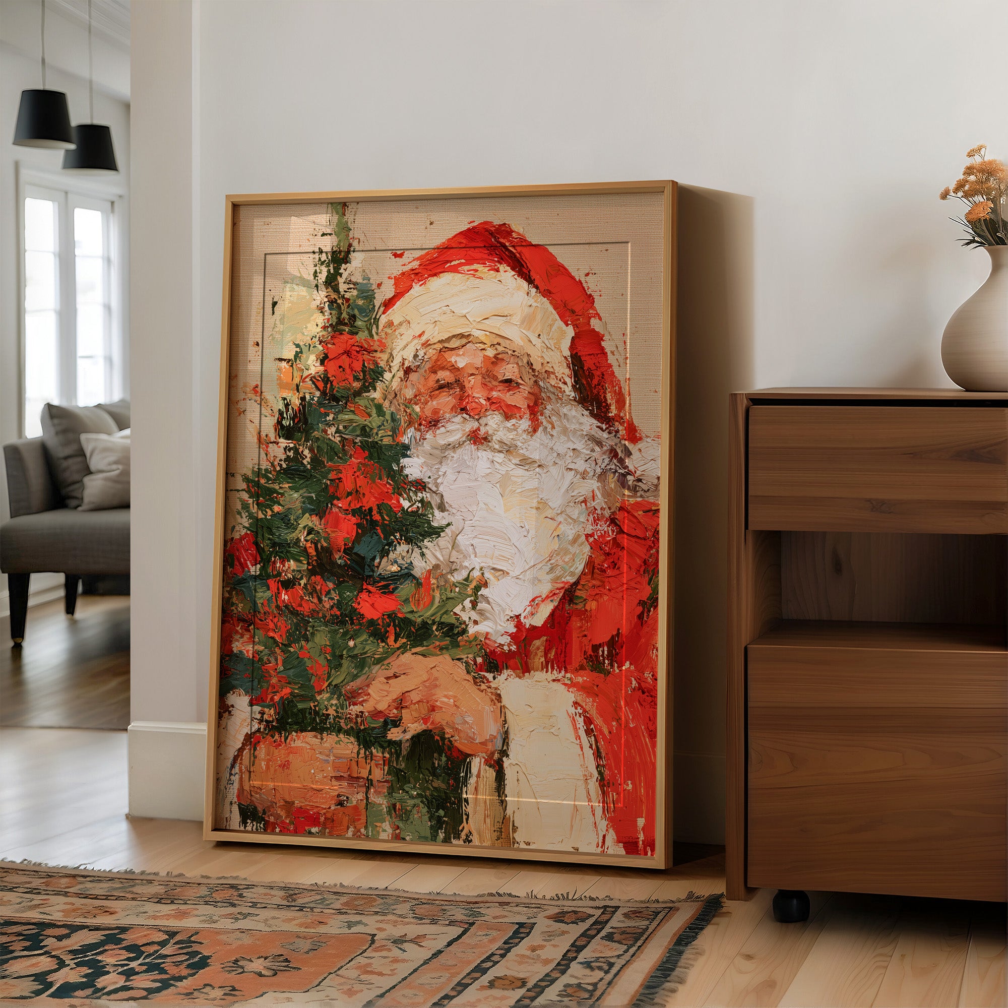 Santa in Thick Oils