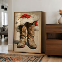 Boots Under the Mistletoe
