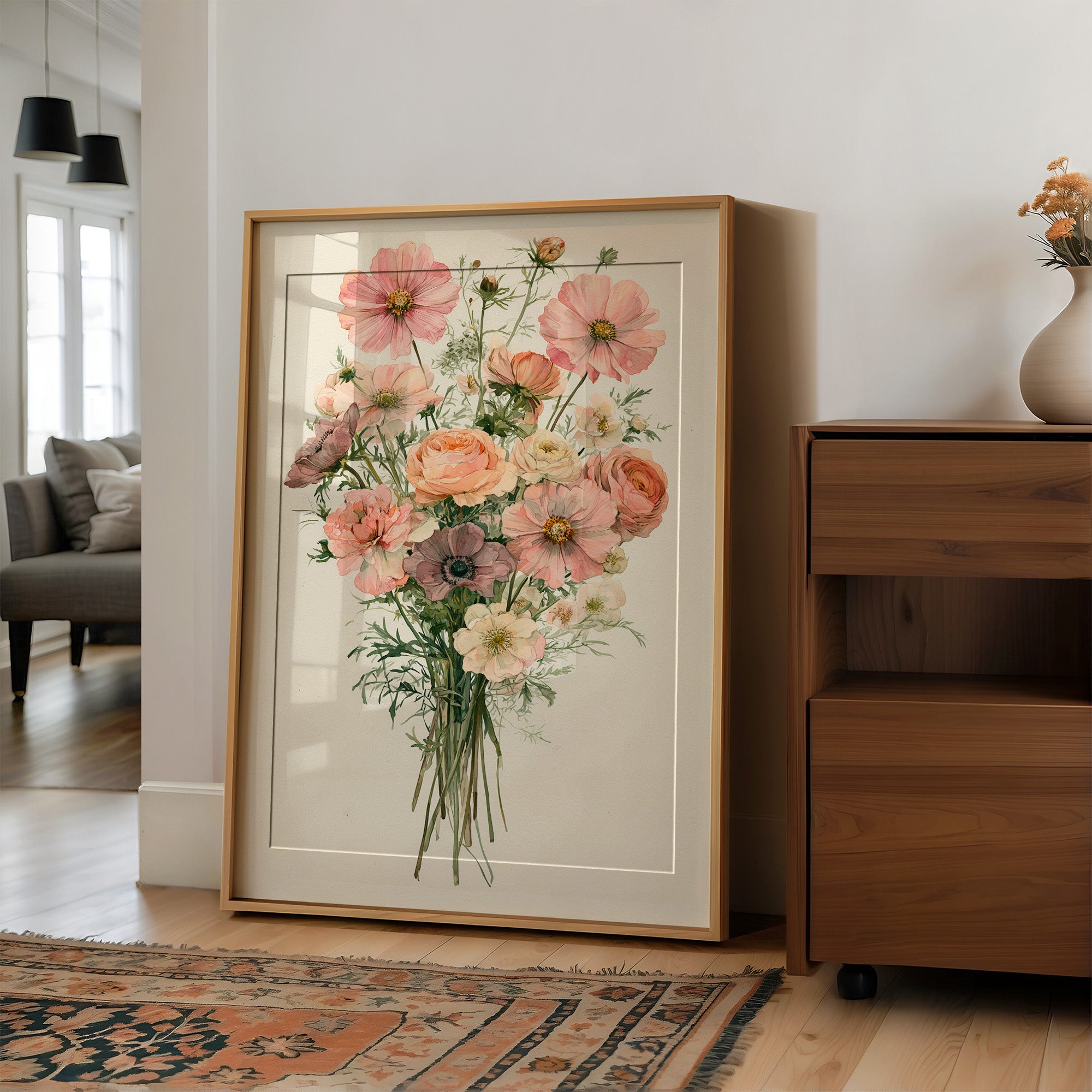 Blush Garden Rose Bouquet