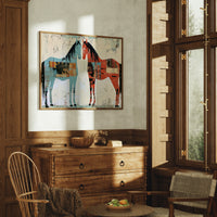 Two Horses, Painted Sides