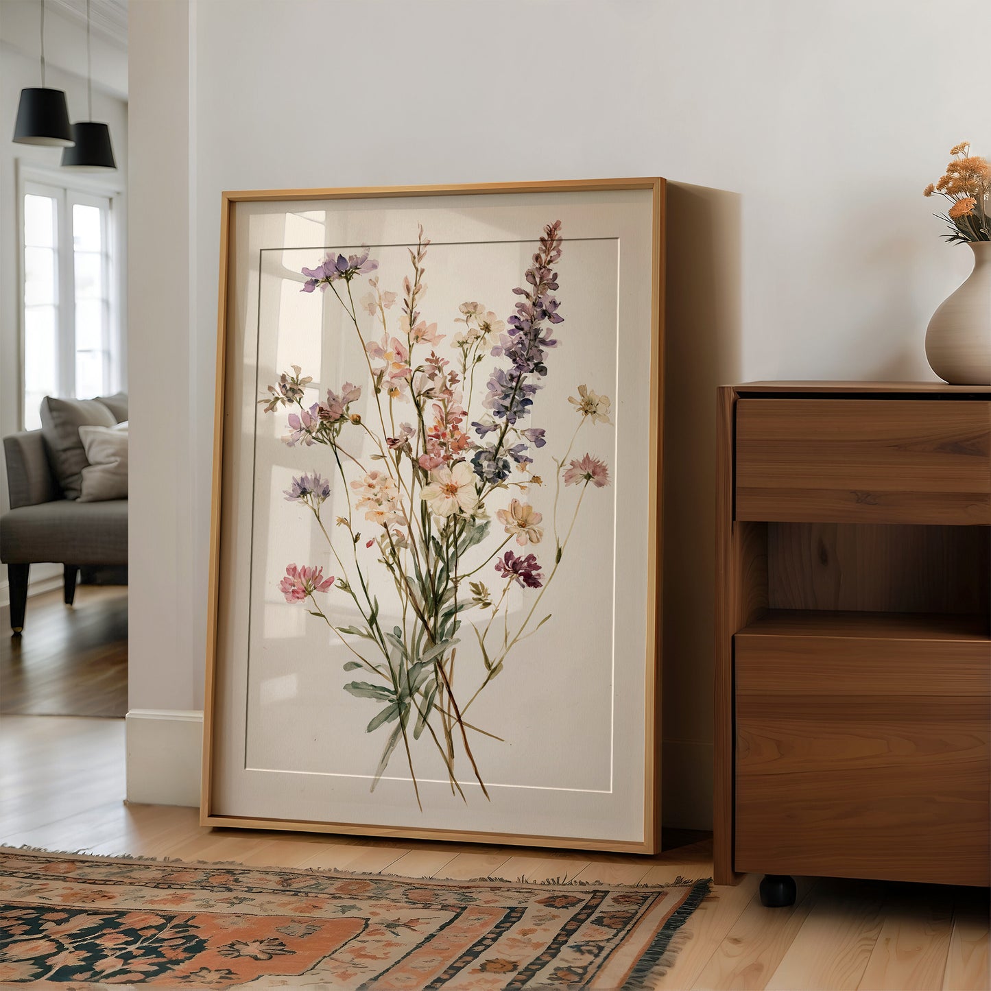 Lavender Wildflower Gathering