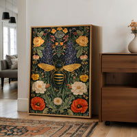Full Buffet: Bee Among Poppies and Peonies
